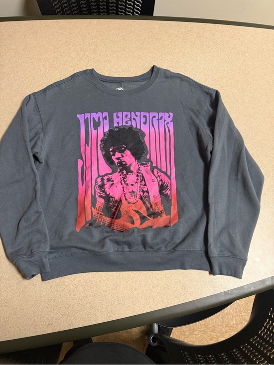 Authentic Hendrix Tops - Official Authentic Hendrix Psychedelic Drip Crewneck